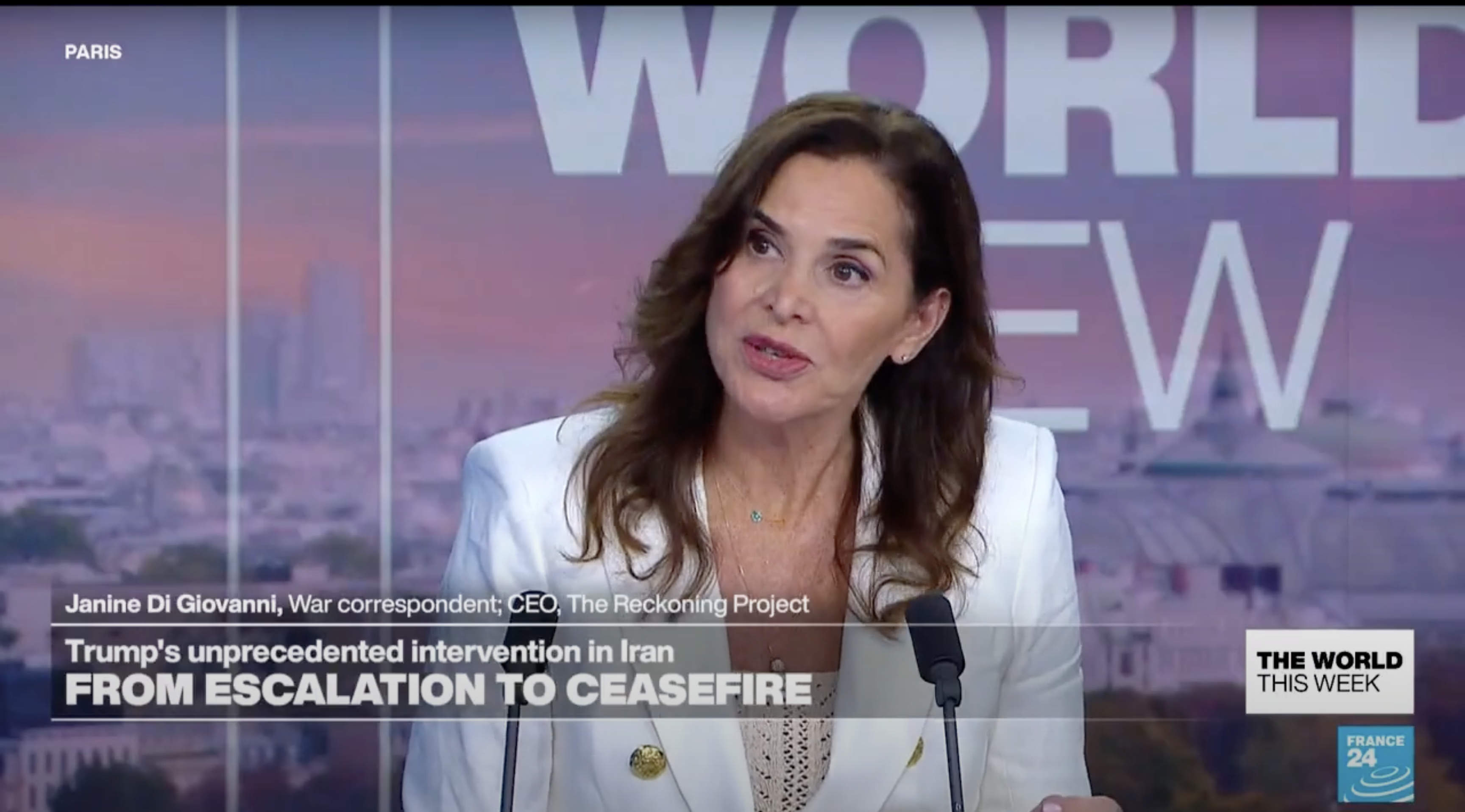 The World This Week - Trump's unprecedented intervention in Iran
